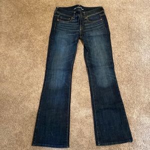 Bootcut jeans. Long